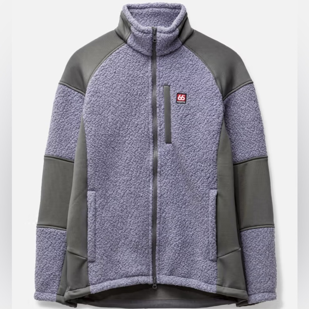 66 North Tindur Technical Shearling Fleece Polartec Thermal Pro Jacket